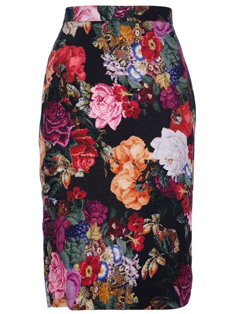 dolce and gabbana replica skirt|dolce and gabbana pencil skirt.